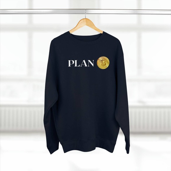PlanB Bitcoin Crypto Sustainable Crewneck Sweatshirt Sweater - Picture 9 of 10